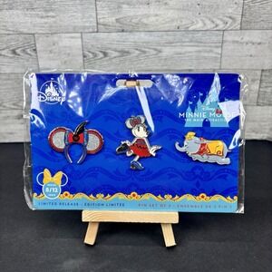 Disney - Minnie Mouse - The Main Attraction Pin Set - Series 8/12 - Dumbo NEW